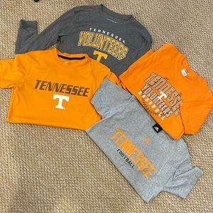 Lot of 4 University of TN VOLS shirts